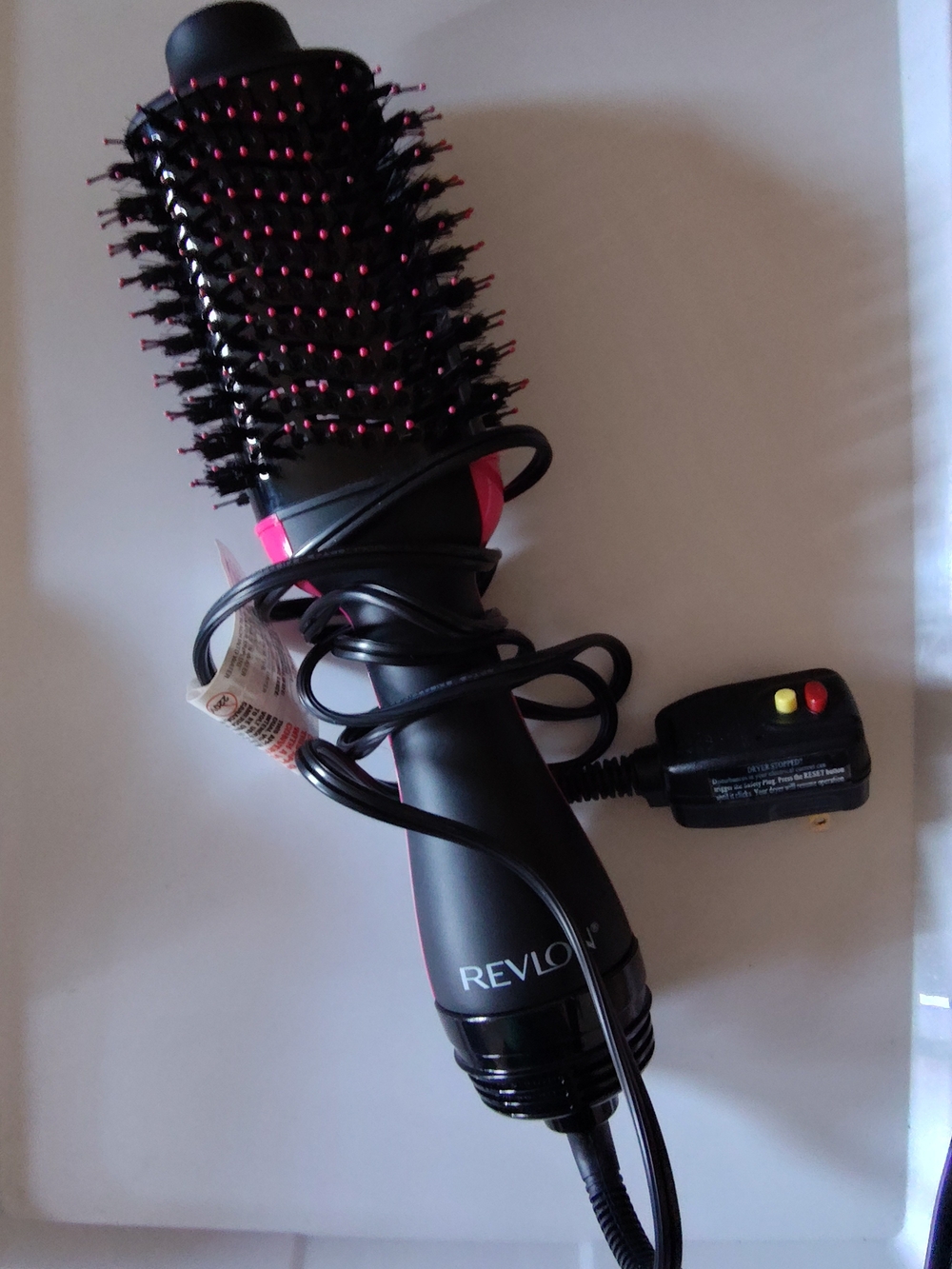 Revlon Black and Pink Round Hot Air Brush